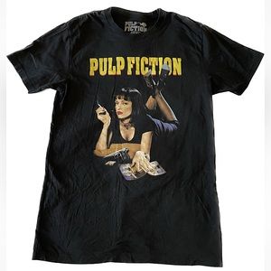 Pulp Fiction Mia Wallace T-Shirt high quality print Size S